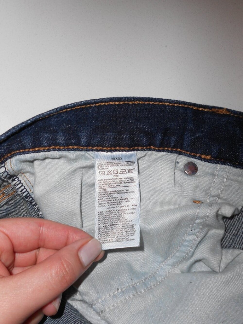 Old Navy Men's Jeans Denim 38x30 - Picture 5 of 9
